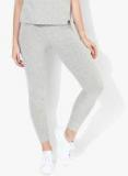 Superdry Grey Melange Printed Leggings Women