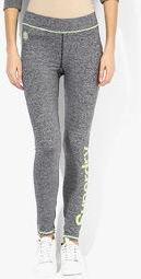 Superdry Grey Printed Legging Women