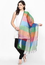 Svarikaa Multi Printed Dupatta Women