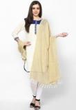 Svarikaa Off White Solid Dupatta Women