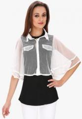 Svt Ada Collection White Solid Summer Jacket women