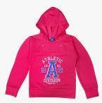 Sweet Angel Pink Printed Hoodie Girls