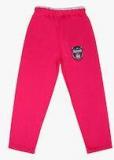 Sweet Angel Pink Straight Fit Track Pant Girls