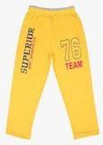 Sweet Angel Yellow Straight Fit Track Pant Boys