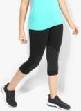 Sweet Dreams Black Solid Loungewear Capri Women