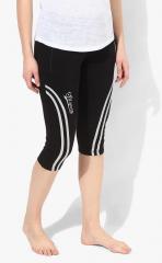 Sweet Dreams Black Striped Capri women