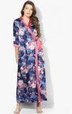 Sweet Dreams Blue Printed Nightdress Women