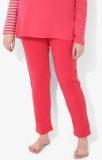 Sweet Dreams Coral Solid Lounge Pants Women