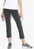 Sweet Dreams Dark Grey Textured Capri women