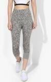 Sweet Dreams Grey Textured Capri Women