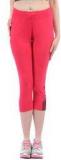 Sweet Dreams Pink Solid Capris women