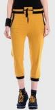 Tab91 Yellow Solid Capri Women