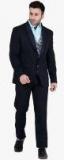 Tag 7 Navy Blue Single Breasted Casual Suit Men