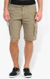 Tagd New York Olive Solid Shorts Men