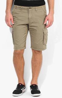 Tagd New York Olive Solid Shorts men