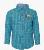 Tales & Stories Aqua Blue Casual Shirt Boys