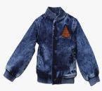 Tales & Stories Blue Self Design Casual Jacket Boys