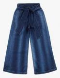 Tales & Stories Blue Solid Trouser girls