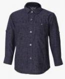 Tales & Stories Dark Grey Casual Shirt Boys