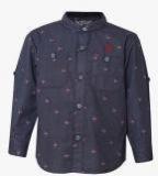 Tales & Stories Grey Casual Shirt Boys