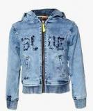 Tales & Stories Light Blue Winter Jacket Girls