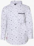 Tales & Stories White Casual Shirt Boys