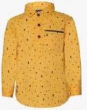 Tales & Stories Yellow Casual Shirt boys