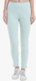 Tarama Green Solid Jeggings Women