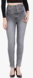 Tarama Grey Solid Regular Fit Jeans women