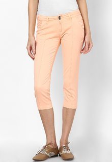 Tarama Peach Solid Capri women