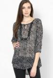 Taurus Black Printed Tunic Women