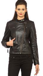 Teakwood Black Solid Winter Jackets Women