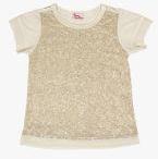 Teeny Tantrums Beige Casual Top Girls