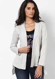 Ten On Ten Light Grey Shrug Women