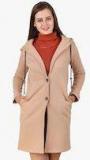 Texco Beige Solid Jacket Women