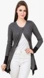 Texco Dark Grey Solid Shrug Women