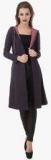 Texco Navy Blue Solid Shrug Women