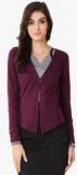 Texco Wine Solid Shrug Women