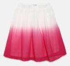 The Childrens Place Pink & White Dip Dyed Skirt Girls