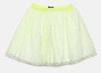 The Childrens Place Yellow & White Polka Dot Printed Skirt girls