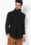 The Design Factory Solid Black Blazer Men