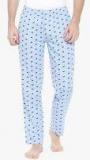 The Indian Garage Co Blue Printed Pyjama Men