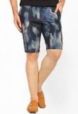 The Indian Garage Co Printed Navy Blue Shorts Men