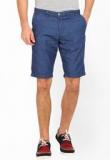 The Indian Garage Co Solid Blue Shorts Men