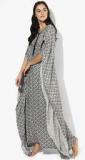 The Kaftan Company Grey Printed Sleepdress women