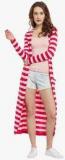 The Silhouette Store Red Striped Shrug Women