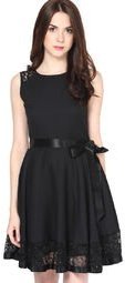 The Vanca Knit Black Dress women