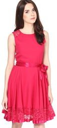 The Vanca Knit Fuchsia Dress Women