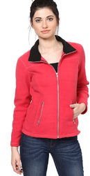 The Vanca Solid Fuchsia Jacket & Blazer Women