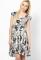 Harpa Printed Grey Dress women